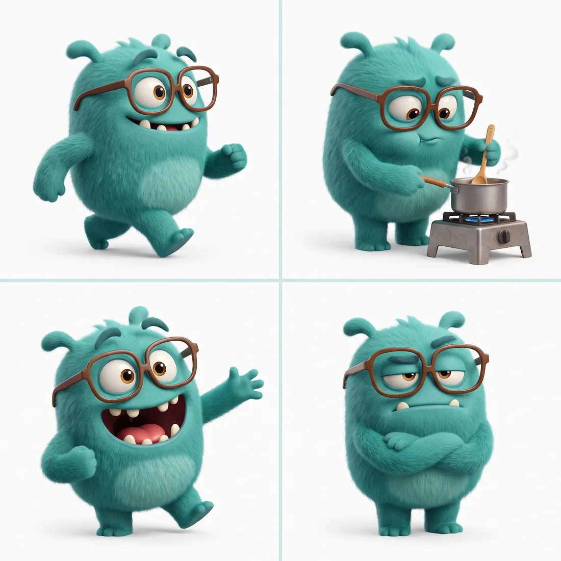 Monstruito peludo — este es Dev